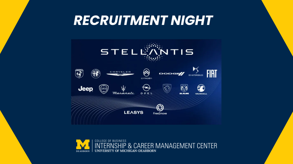 Recruitment Event Stellantis University of MichiganDearborn